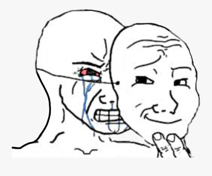 wojak плачет маска