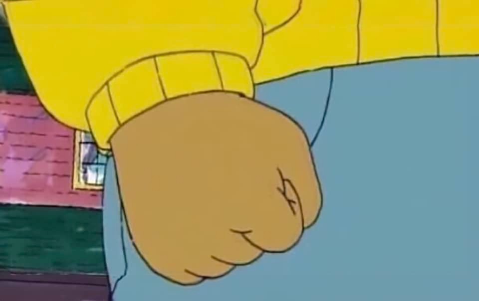 arthur meme shaking fist
