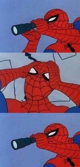 funny spider man gif